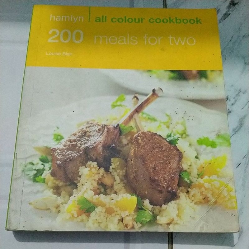 Buku Original 200 melas for two all colour cookbook