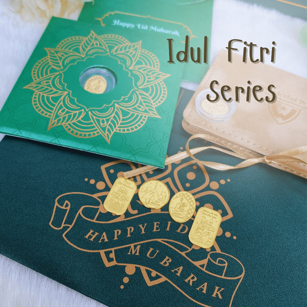 Wonderful Wish Emas Batangan 24Karat Custom Ukir Idul Fitri Series
