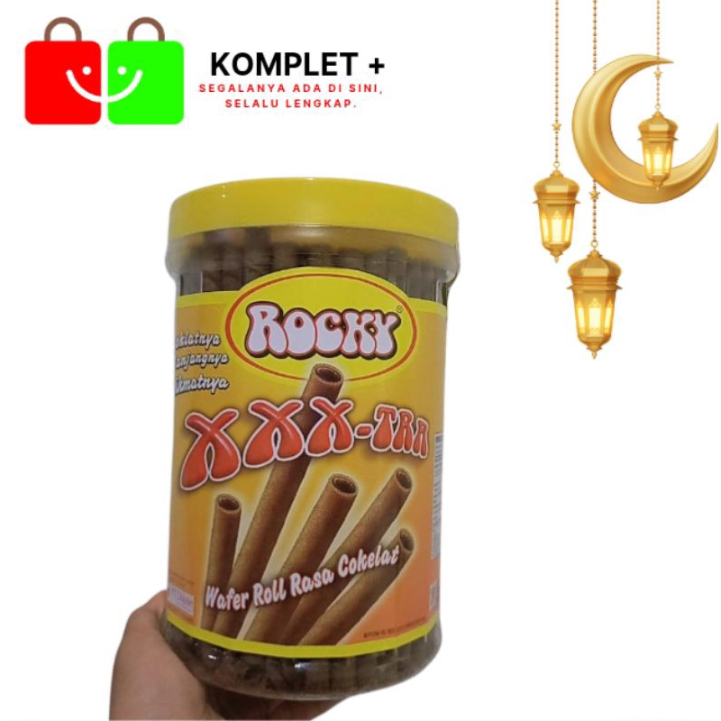 

Rocky Wafer Roll Full Cokelat 620g