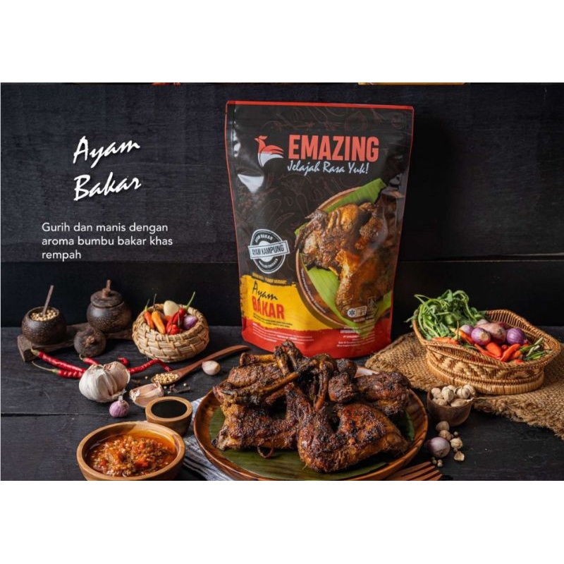 

EMAZING / AYAM BAKAR / AYAM OLAHAN 900 GRAM