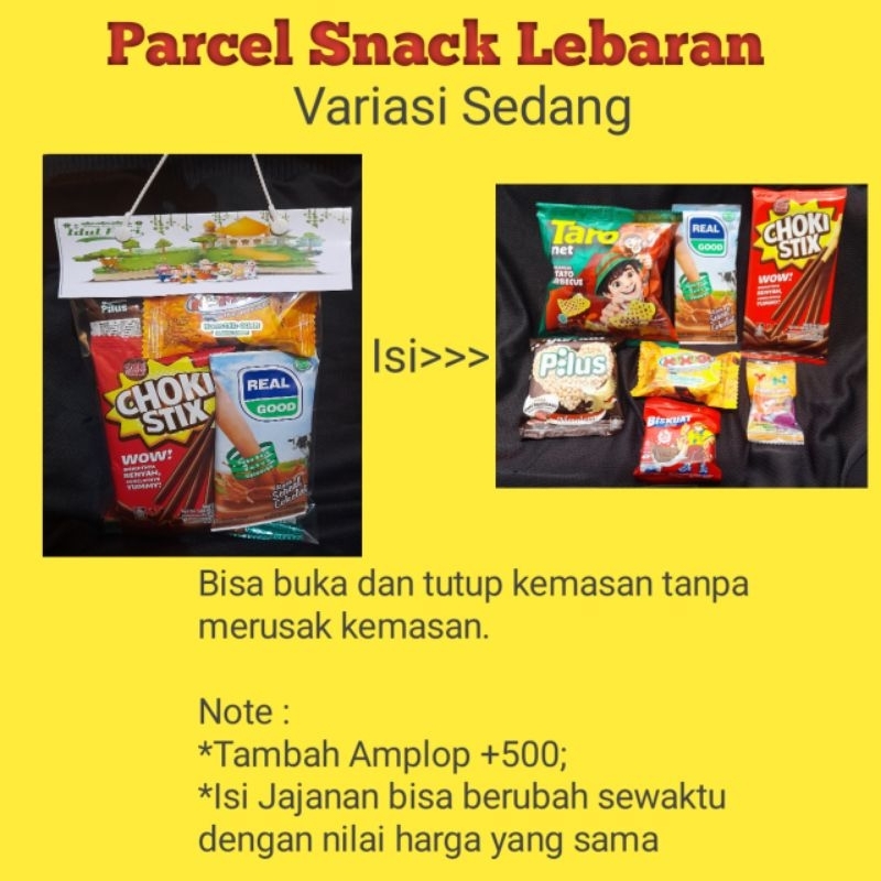 

Parcel Anak ukuran sedang <sudah termasuk jajanan>