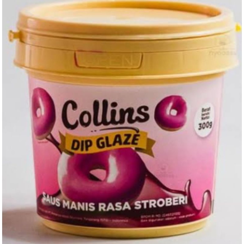 

Collins Dip Glaze Rasa Strawberry 300 gr