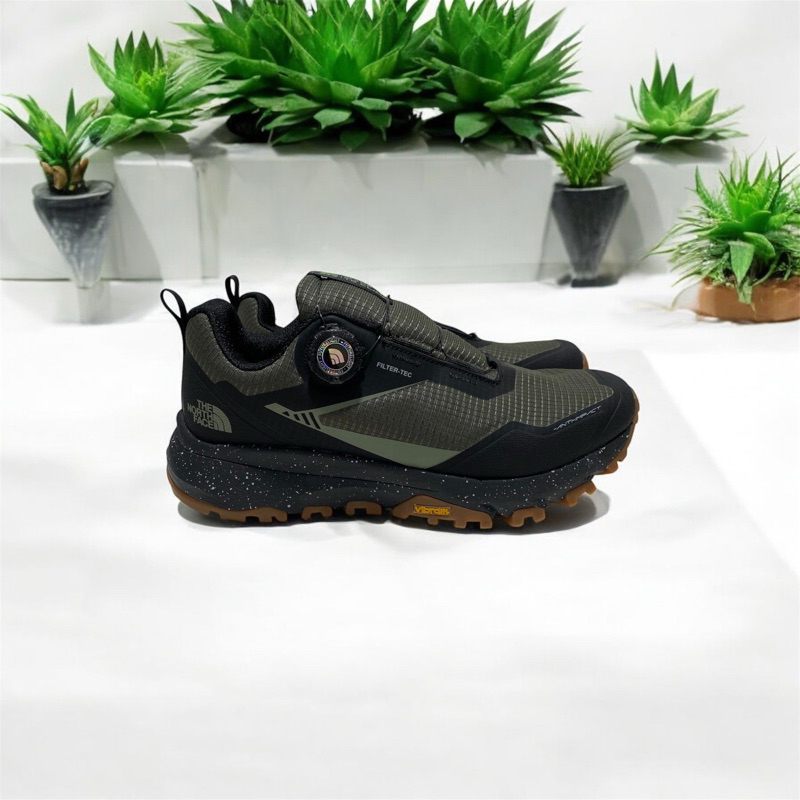 TNF Sepatu Sneakers Hiking “ Green Core Black “