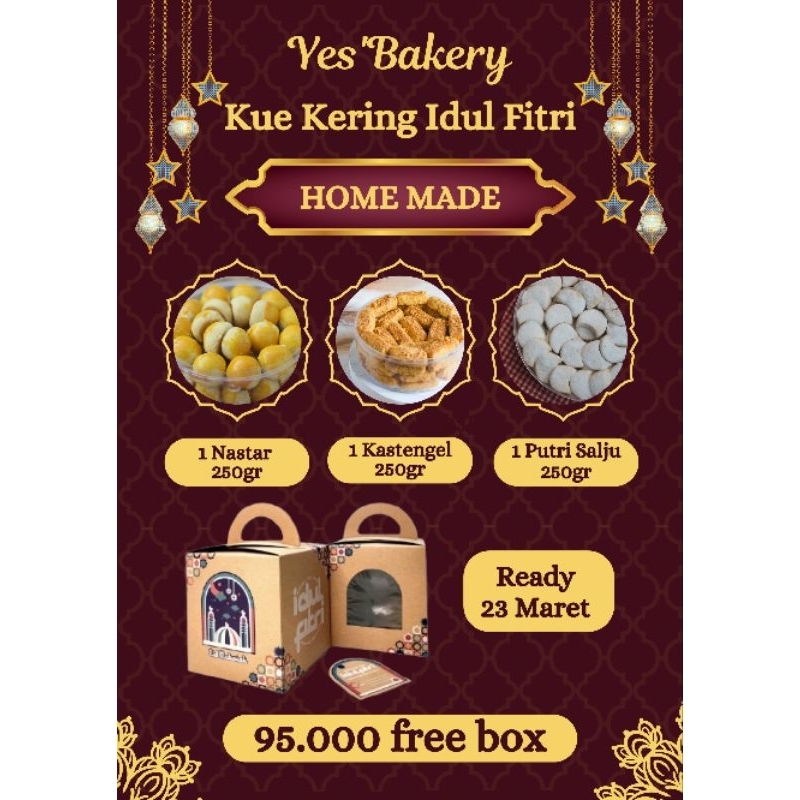 

HAMPERS KUE KERING LEBARAN PREMIUM 3X250GR
