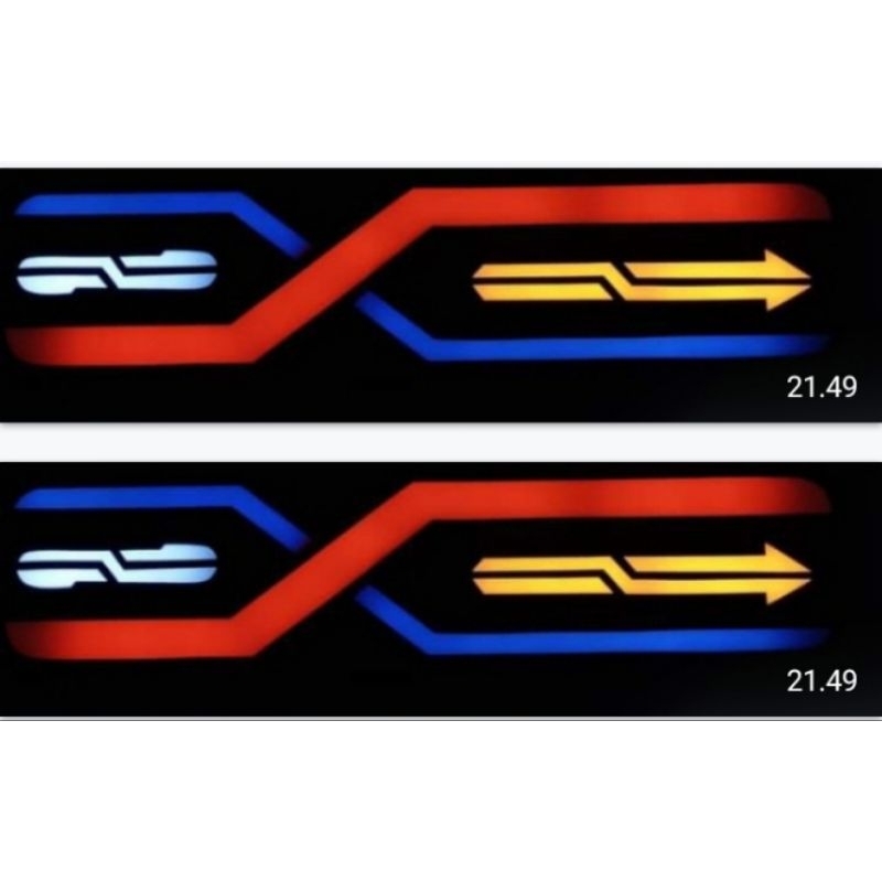 lampu rem variasi buat mobil traga dan panther pick up