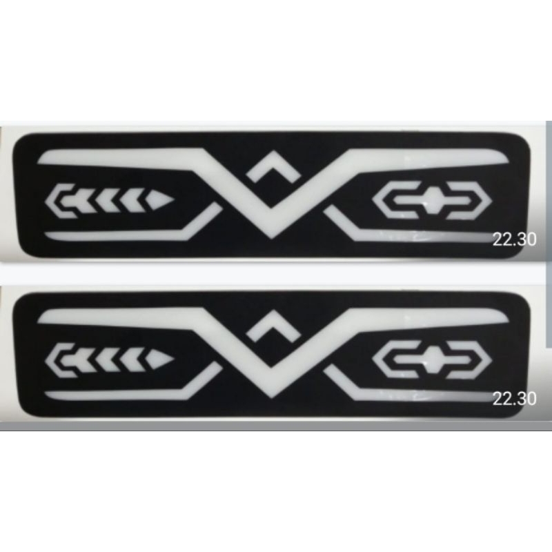 lampu rem variasi buat mobil traga dan panther pick up