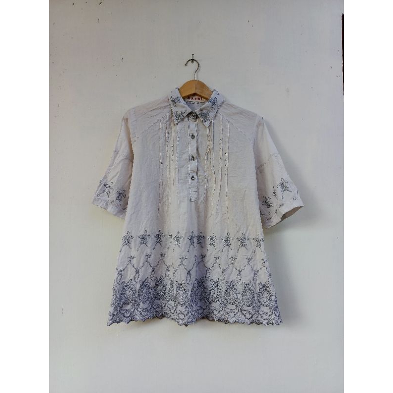 Blouse embroidery Marni