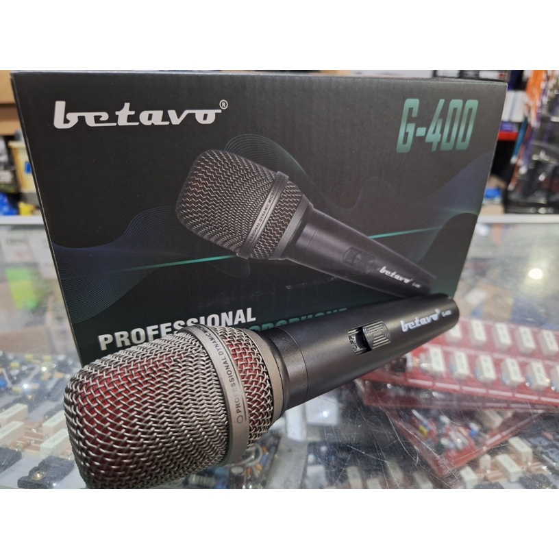 Microphone MIC Cable KARAOKE PROFESIONAL BETA-VO G400 SUPER PEKA VOKAL ARTIST