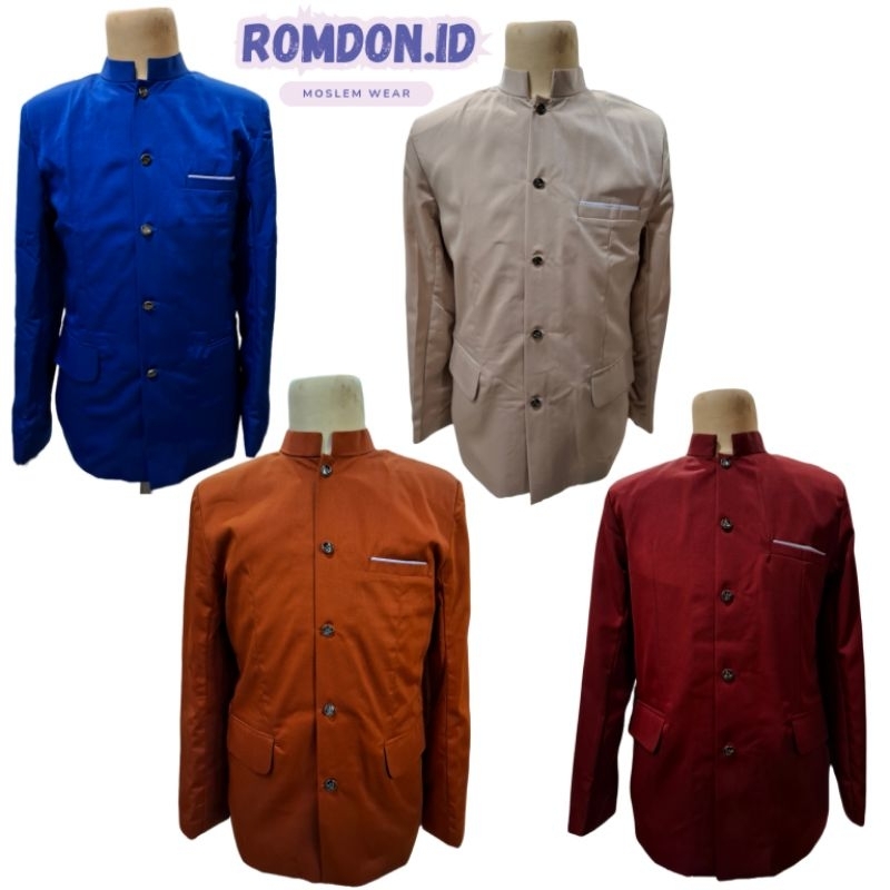 ROMDON.ID - Jasko Jas Koko Jas Mandarin Polos Jas Pria Shanghai Polos Jas Koko Pria Jasko Pria Dewas
