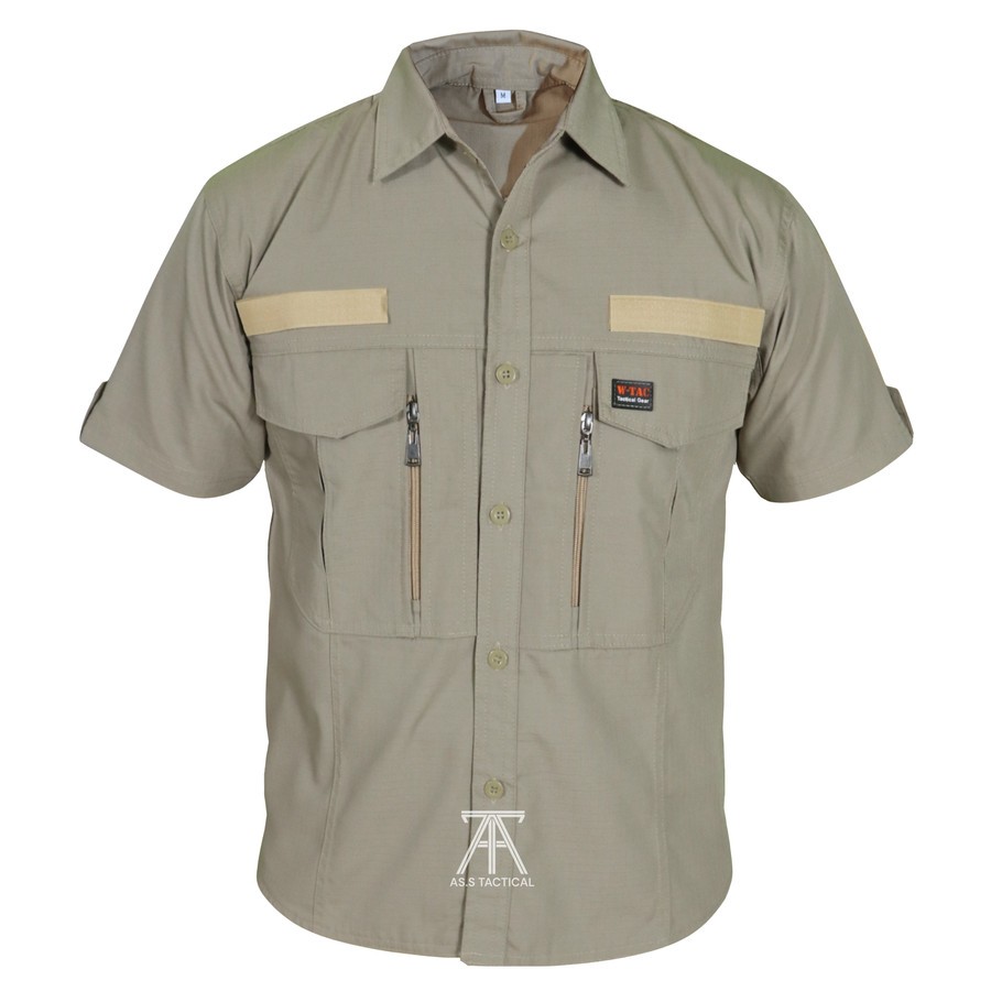 KEMEJA TACTICAL W-TAC LENGAN PENDEK KEMEJA CARGO KEMEJA TAKTIKAL LAPANGAN PENDEK