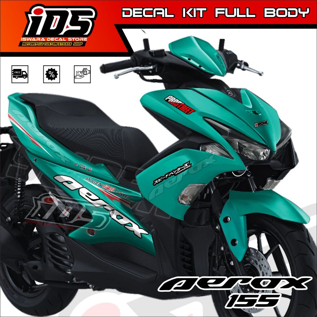 Decal Aerox 155 Full Body Striping Aerox 155 old Stiker Aerox 155 Full Body Polos