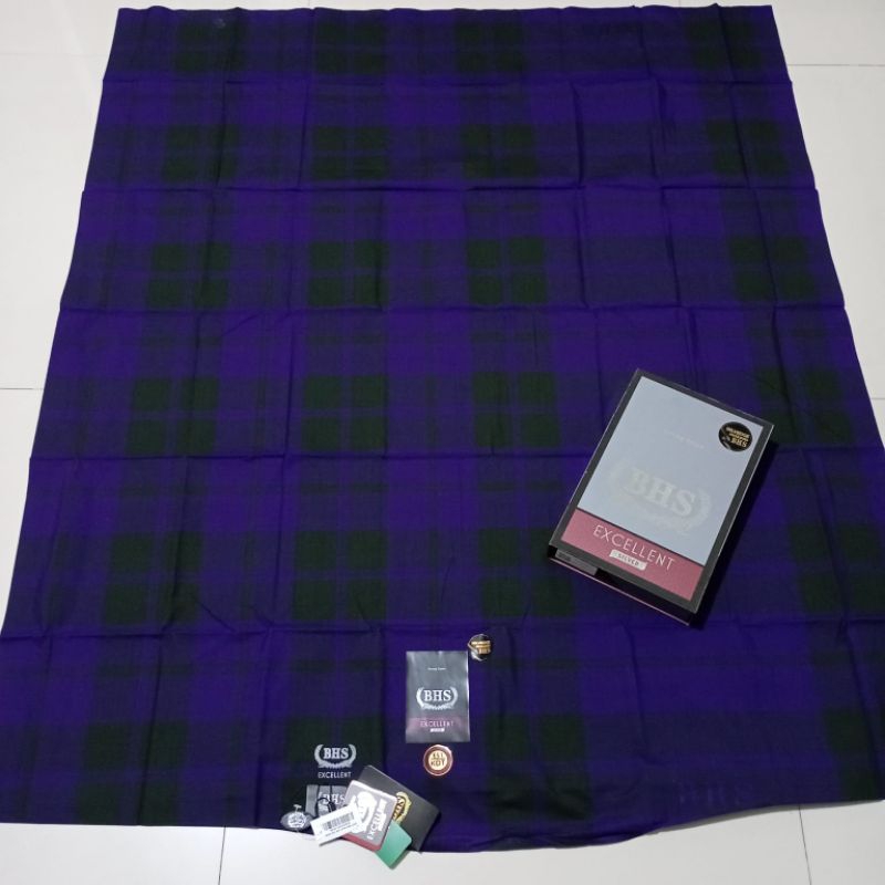 Promo Sarung bhs kdt excellent silver gold OTB jadul