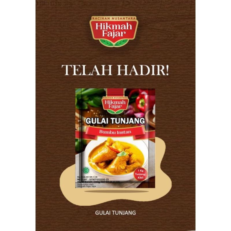

Hihmah Fajar Bumbu Instan Gulai Tunjang