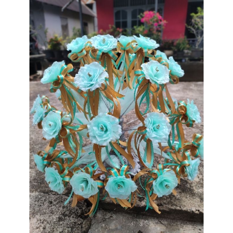 (15pcs)bunga telur mawar petal/souvenir/aqiqah/bakhatam/maulid/pokok telur