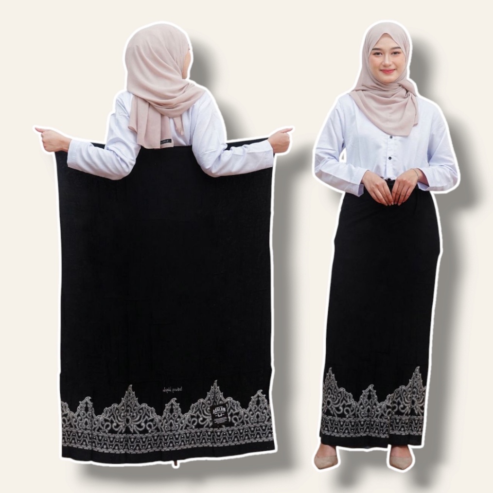 KODE I17H Sarung Goyor Batik Wanita Santri Putri Cewek Perempuan Kain Samping Bawahan Santriwati Pon