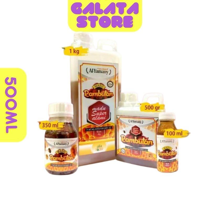 

Madu Rambutan Al-Yamany 500gr