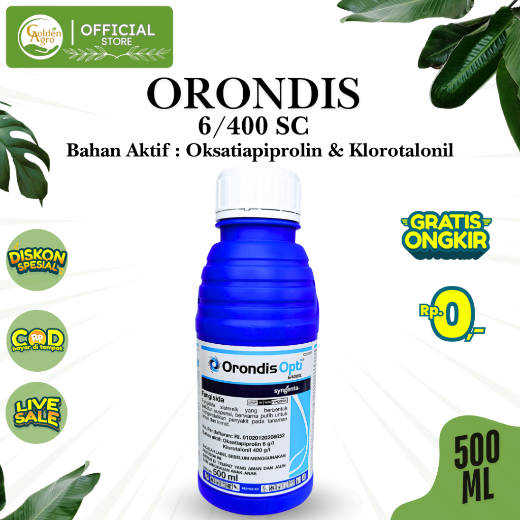FUNGISIDA ORONDIS OPTI 6/400 SC 500ML ML SYNGENTA
