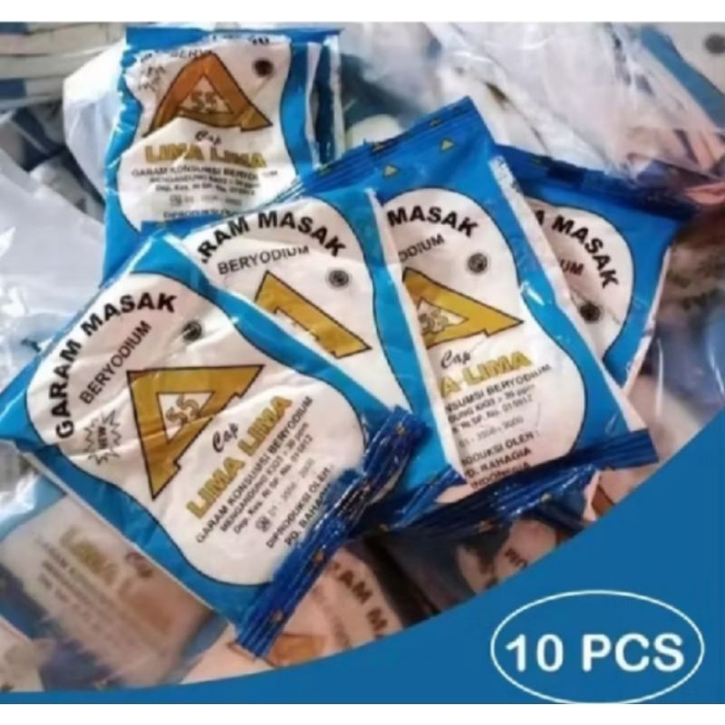 

GARAM MASAK BERYODIUM BERKUALITAS MURAH 10 PCS