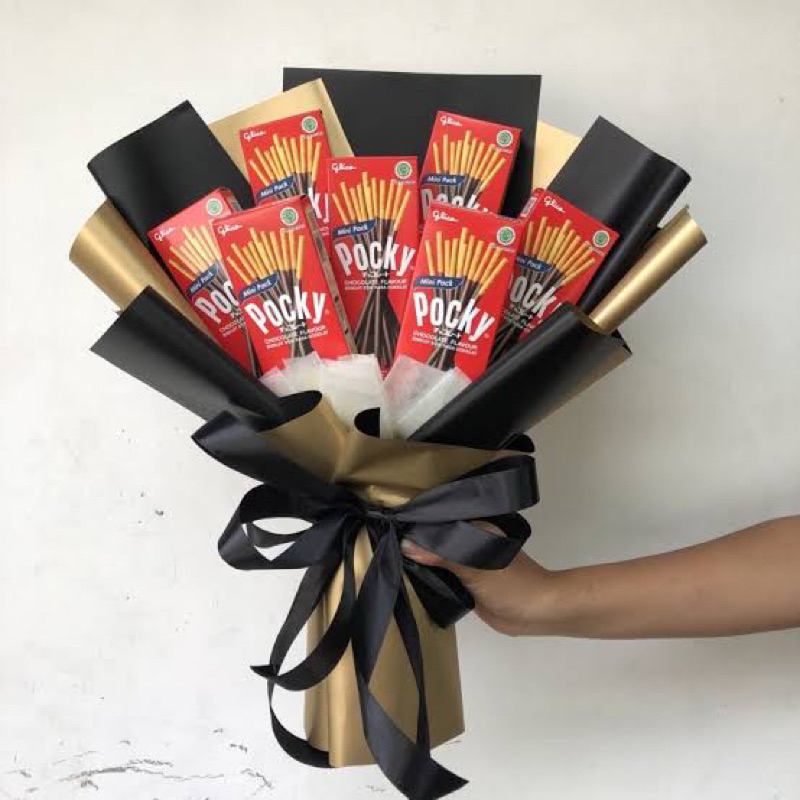 

Buket Pocky Rasa Coklat