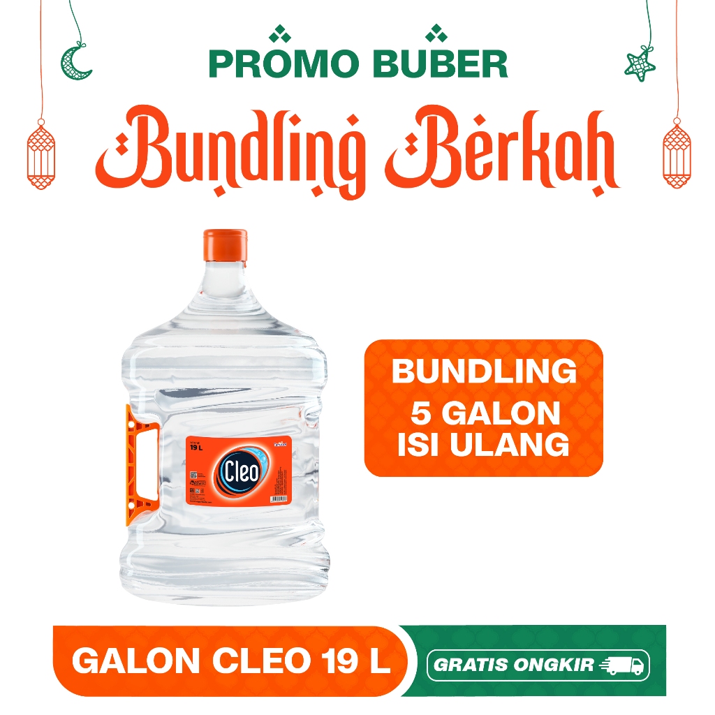 

Cleo Air Murni 5 Galon 19L REFILL