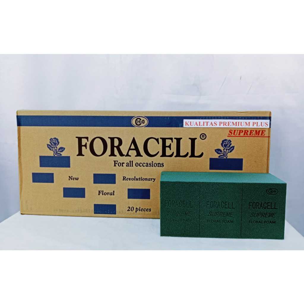 Floral Foam Basah Foracell Supreme/Setara dengan Floral Foam Aspac Premium (per-Kardus)