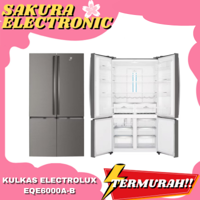 ELECTROLUX EQE6000A-B 541 L KULKAS MULTI DOOR INVERTER EQE6000AB EQE6000A B