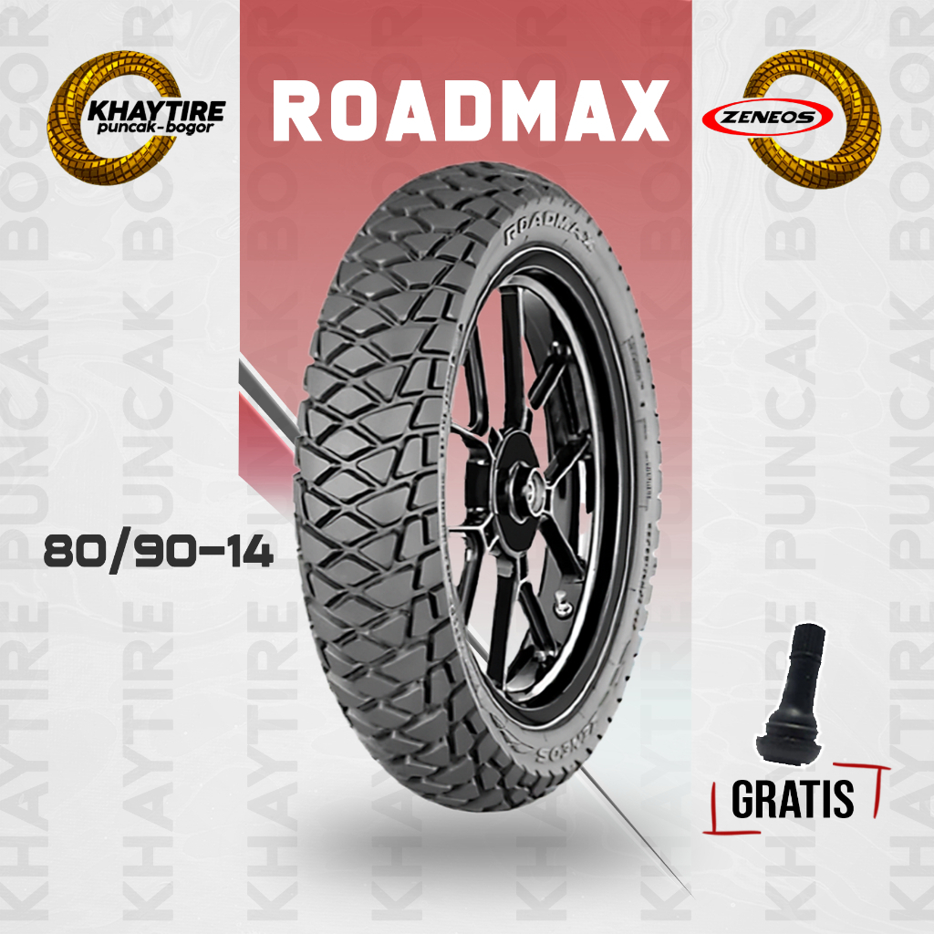 ZENEOS ROADMAX 80/90 Ring 14 Ban Tubles Motor Matic - TM100
