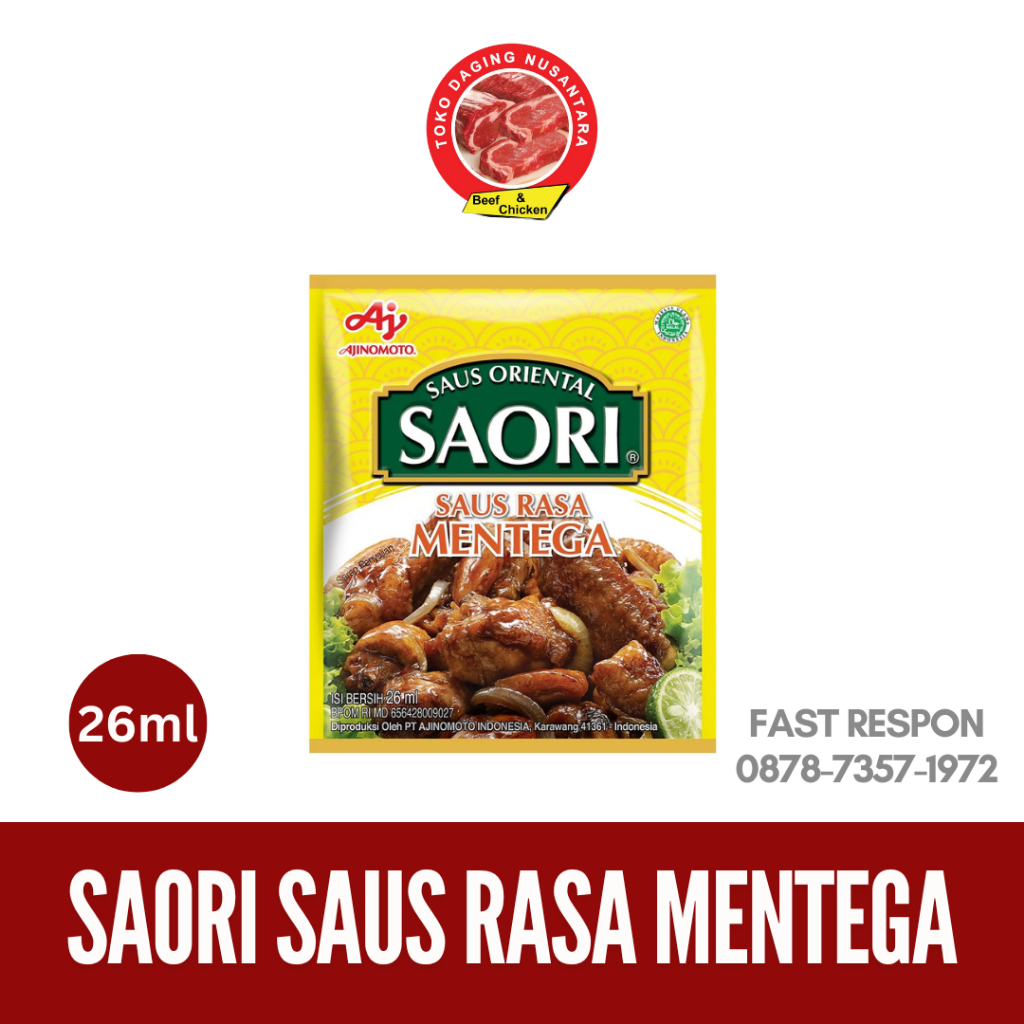 

Saori Saus Mentega 25 Ml