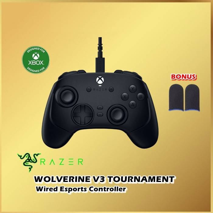 Razer Wolverine V3 Tournament Edition GamePad Wired Esports Controller For Xbox & Pc Game Pad Joysti