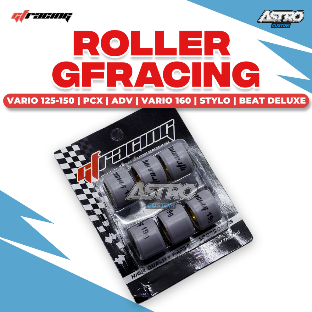 Roller GF Vario 125 150 PCX ADV Stylo 160 Beat Fi Deluxe Genio Spin Roler Upgrade CVT Astro Custom