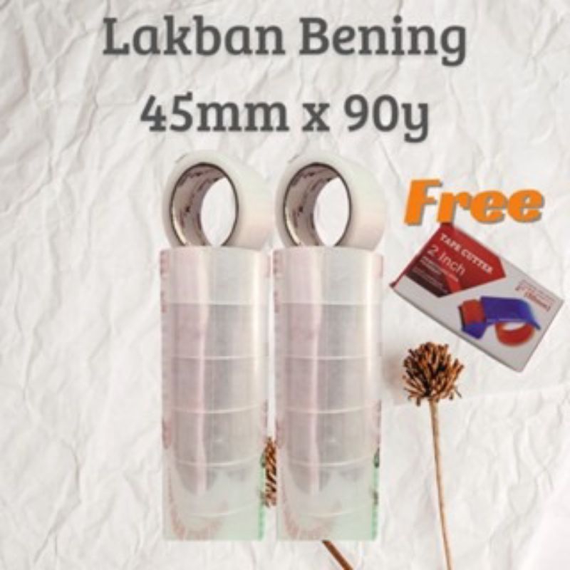 

LAKBAN CESIRO STAR 45MM X 90Y BC (1 ROLL 6 PCS) !!FREE DISPENSER LAKBAN!!