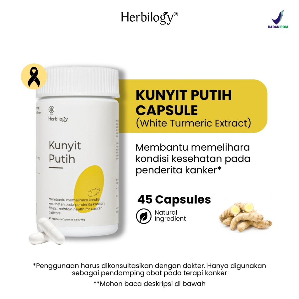 Herbilogy Kunyit Putih (Extract) 45 Kapsul