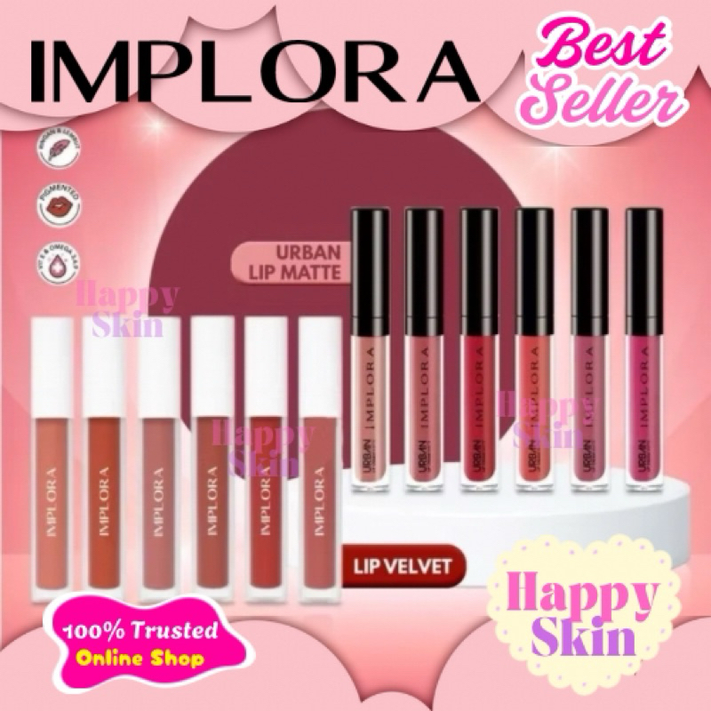 READY 1 - 20 | Implora Urban Lip Cream Matte | Implora Lip Cream Lipstick