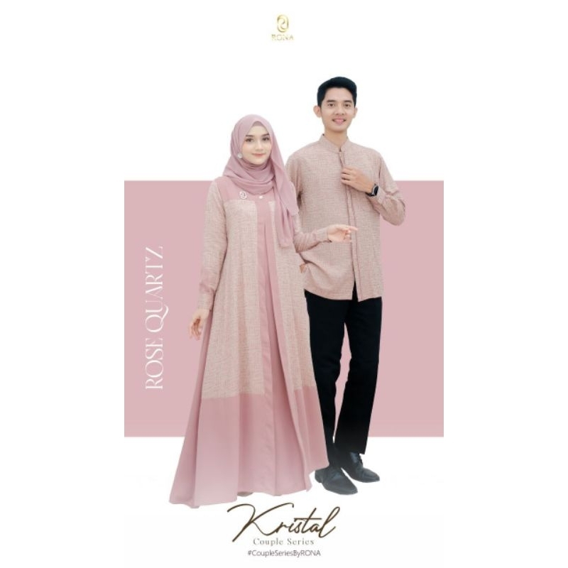 Moslem Ori Sarimbit Family Set Pakaian Muslim Kristal Couple Series By Rona (Ready Please Cekstok)