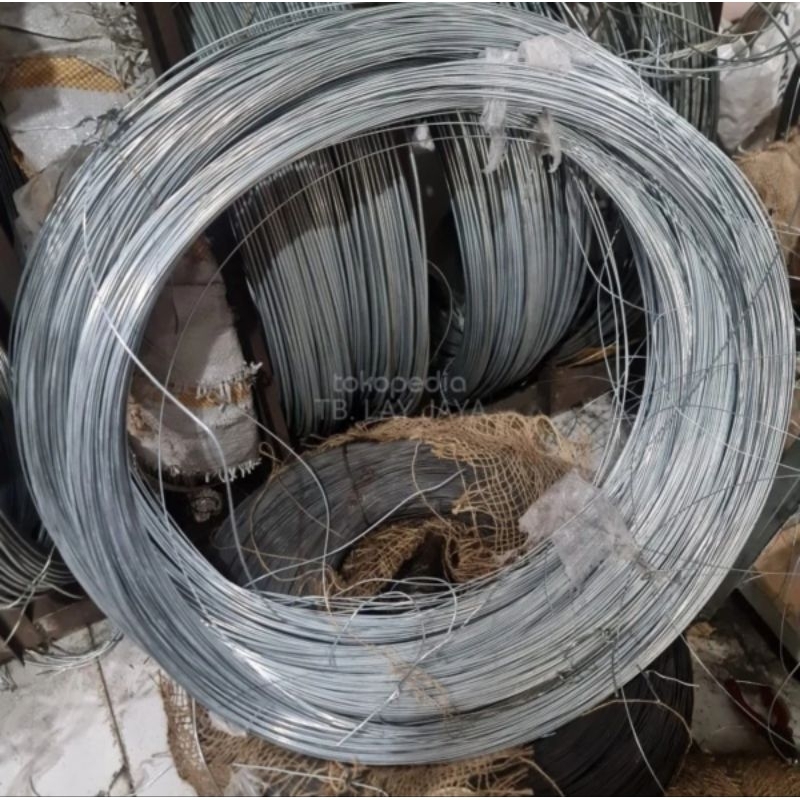 Kawat Galvanis Kawat Putih / Kawat Seng Per Roll