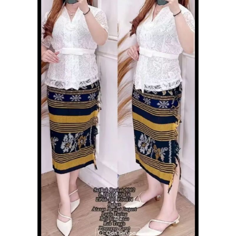 SETELAN ROK TENUN BORKAT NEW JEPARA