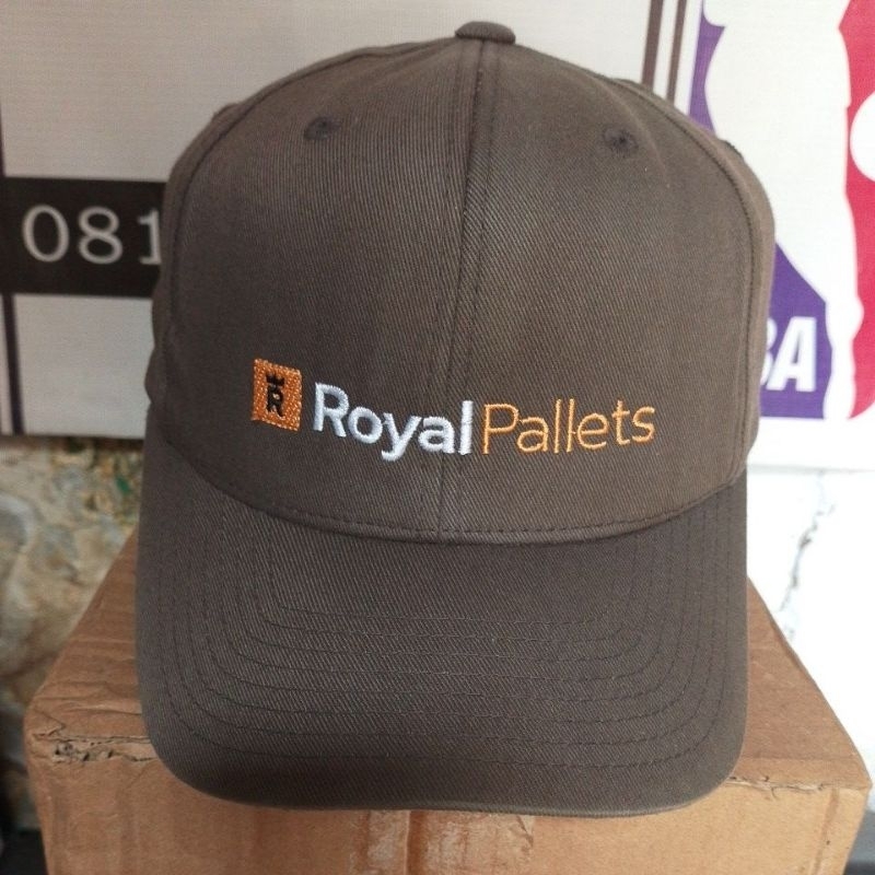 Topi Second Original caps logo Royal Pallets by Yupoong
