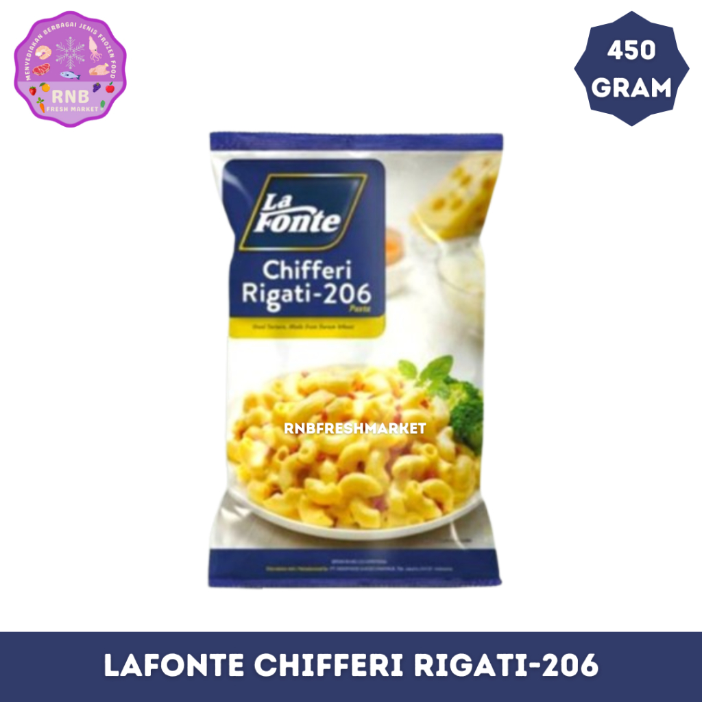 

Lafonte Chifferi Rigati-206 Netto 450 Gram