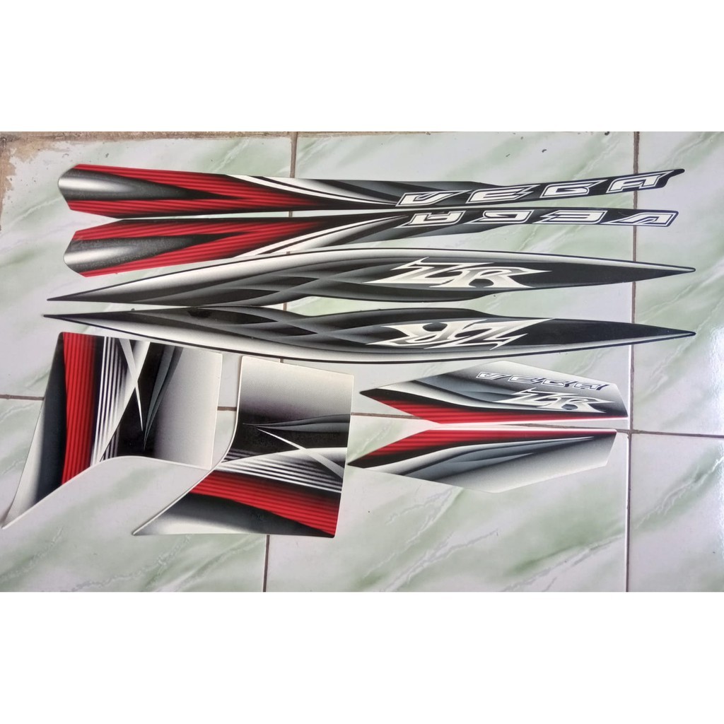 stiker striping motor yamaha Vega zr 2012