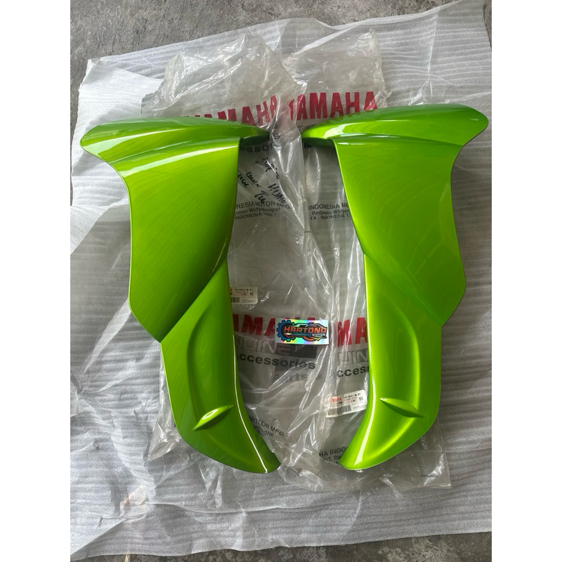 Cover sayap luar kanan kiri Yamaha Jupiter Z Burhan original Hijau