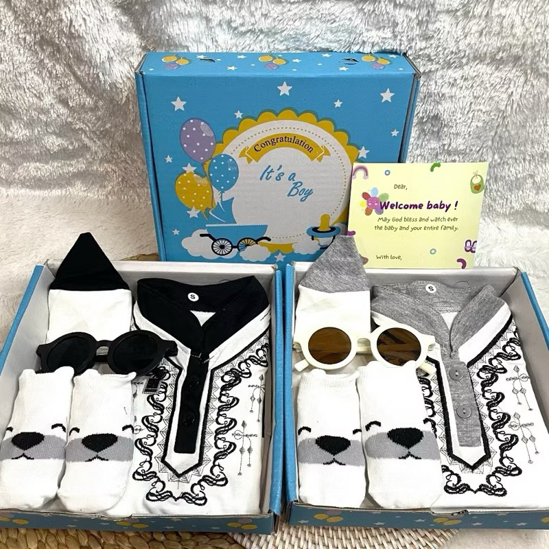 Hampers PREMIUM Koko Baby Kado Lahiran Baju Koko Bayi Newborn Set Koko Anak - Hadiah Kelahiran Bayi 