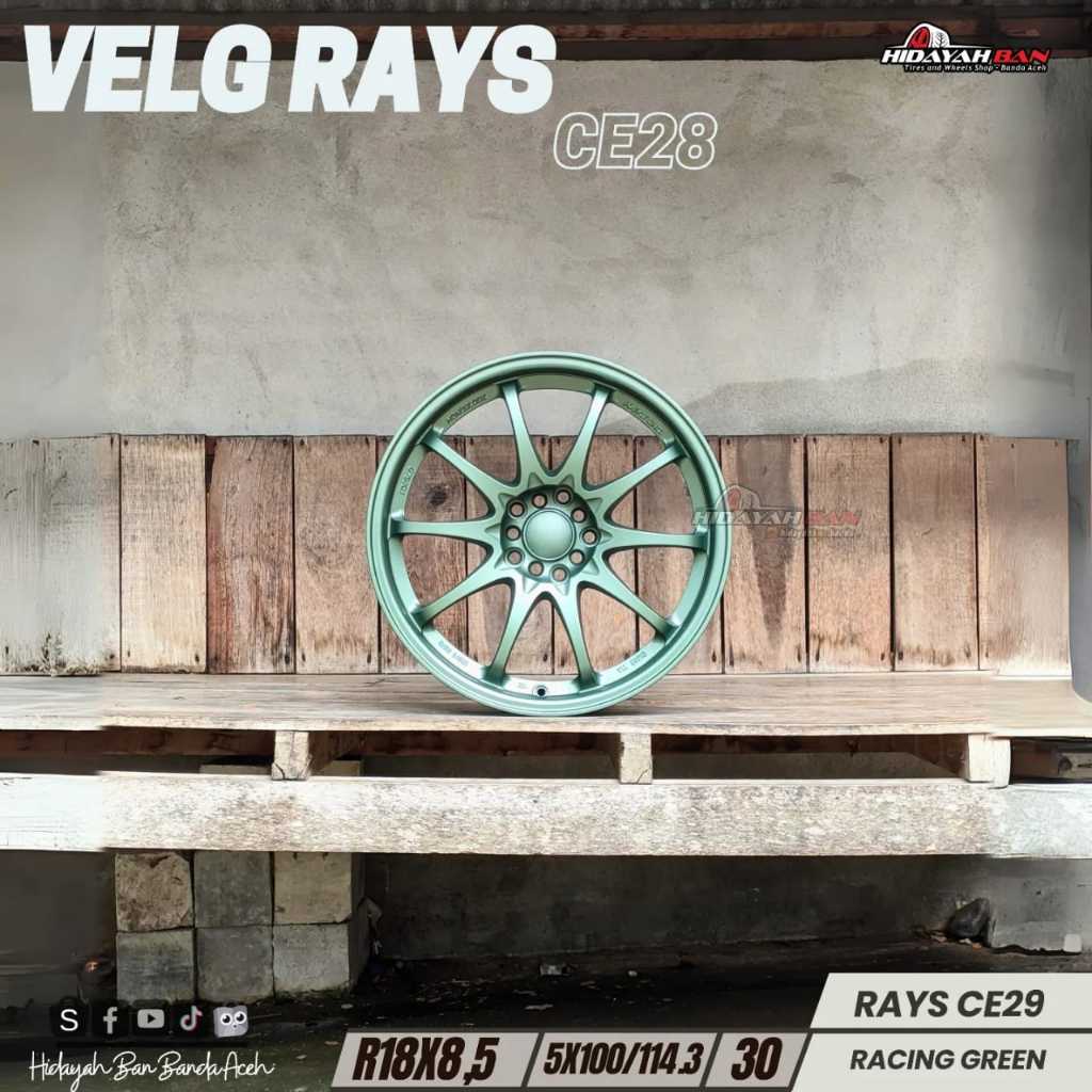 VELG RAYS CE28 RACING RING 18 PCD 5X100/114,3 ET 30