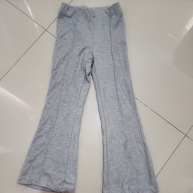 preloved legging pants anak perempuan zara flare cutbray size 6 long pants zara girl kids