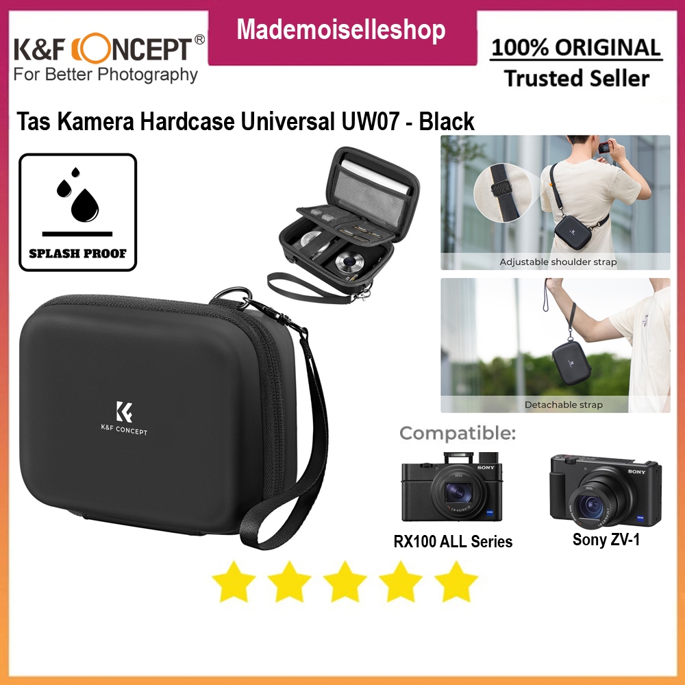 KNF CONCEPT Tas Kamera Hardcase EVA universal UW07 for Sony RX100 RX100VI RX100VI ZV1 Lumix LX100