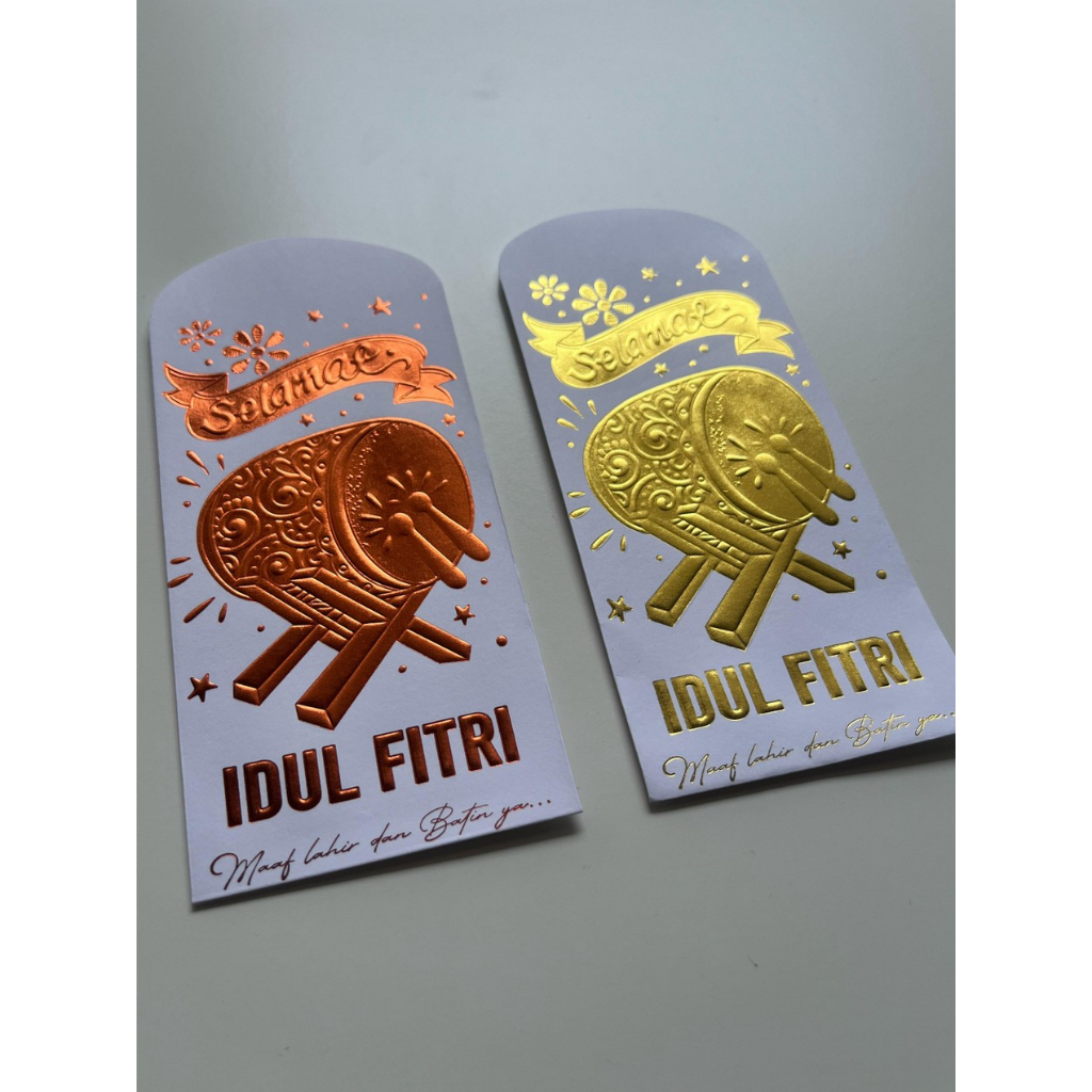

Kertas Angpau Lebaran Embossed ukuran L TIPE C isi 50pcs