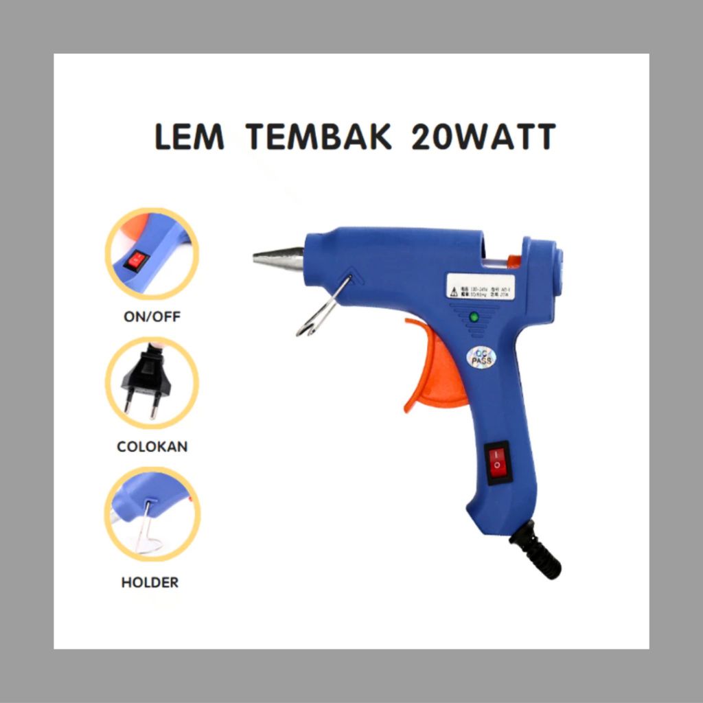 

Glue Gun Kecil / Alat lem Tembak / Mesin Lem Tembak