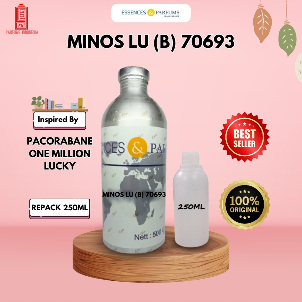 bibit parfum murni MINOS LU ESSENCES 250ML REPACK