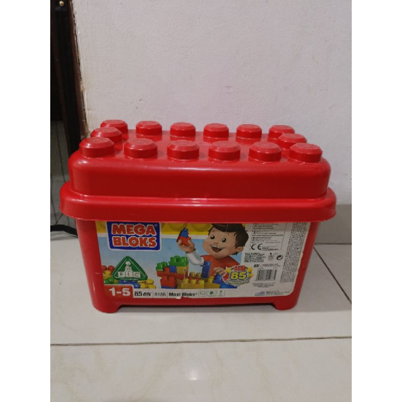 mega block elc blok mainan besar preloved