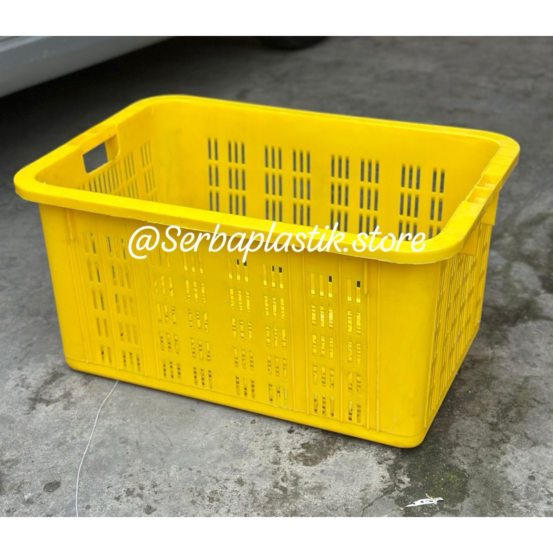 Container box industri krat serbaguna / keranjang kontainer pabrik / krat plastik 32 keranjang jumbo