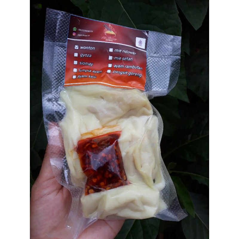 

Wonton chili oil